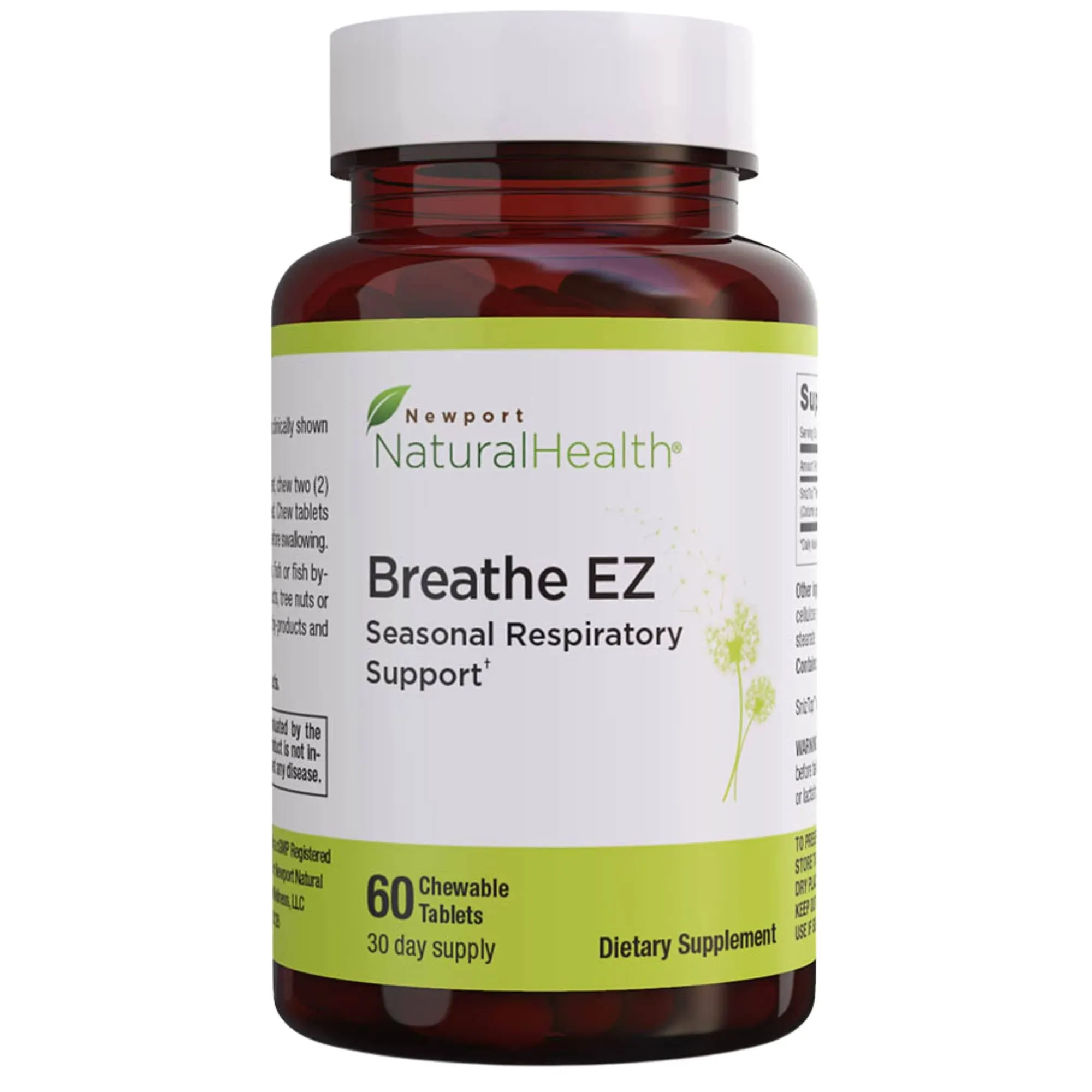 Breathe EZ: Banish Seasonal Respiratory Symptoms, Seasonal Symptoms Support, Allergy Season Relief Supplement, Itchy Eyes, Watery Eyes, Sneezing, Nasa