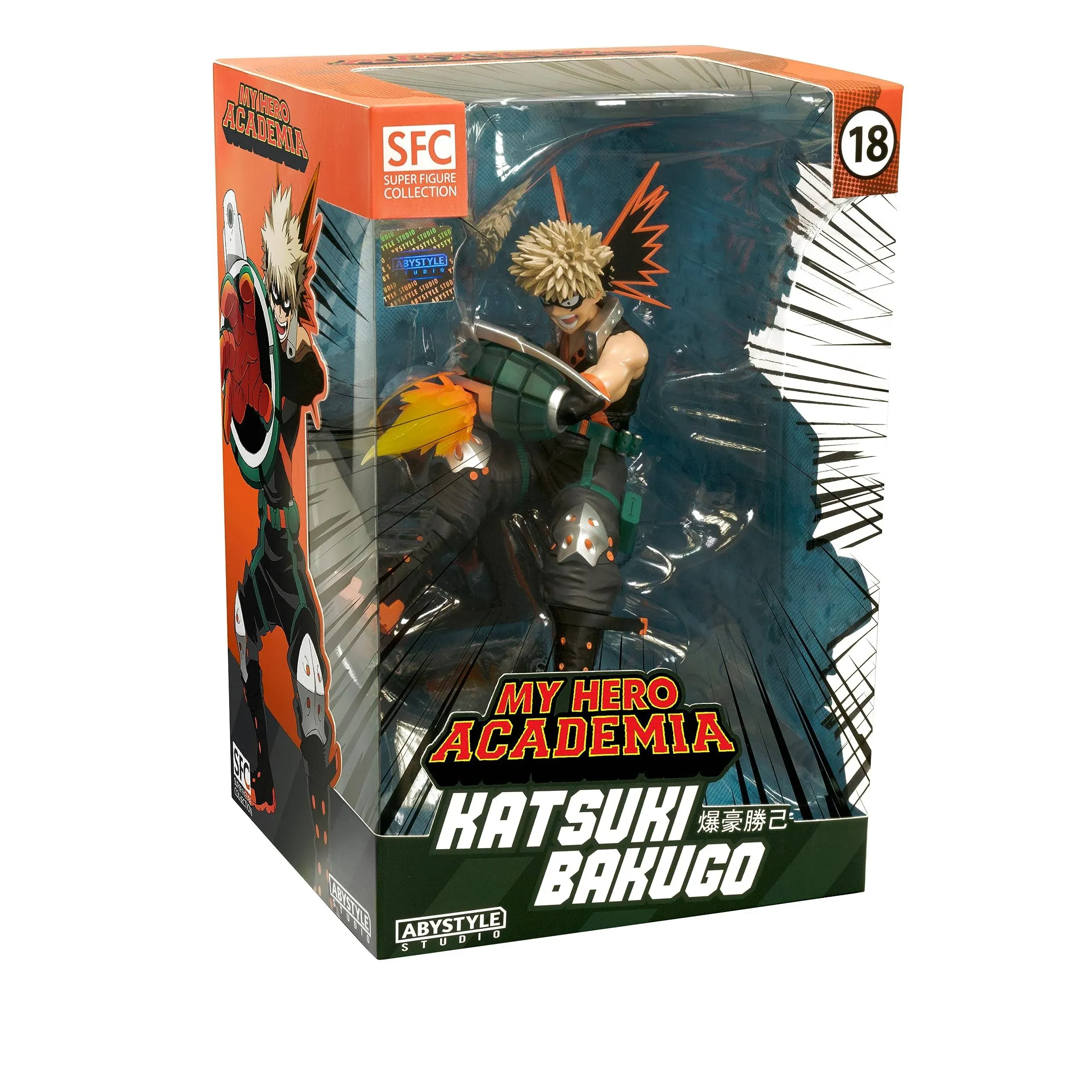 My Hero Academia 18 Katsuki Bakugo SFC Figure 6.7&#034; ABYSTYLE Studio 