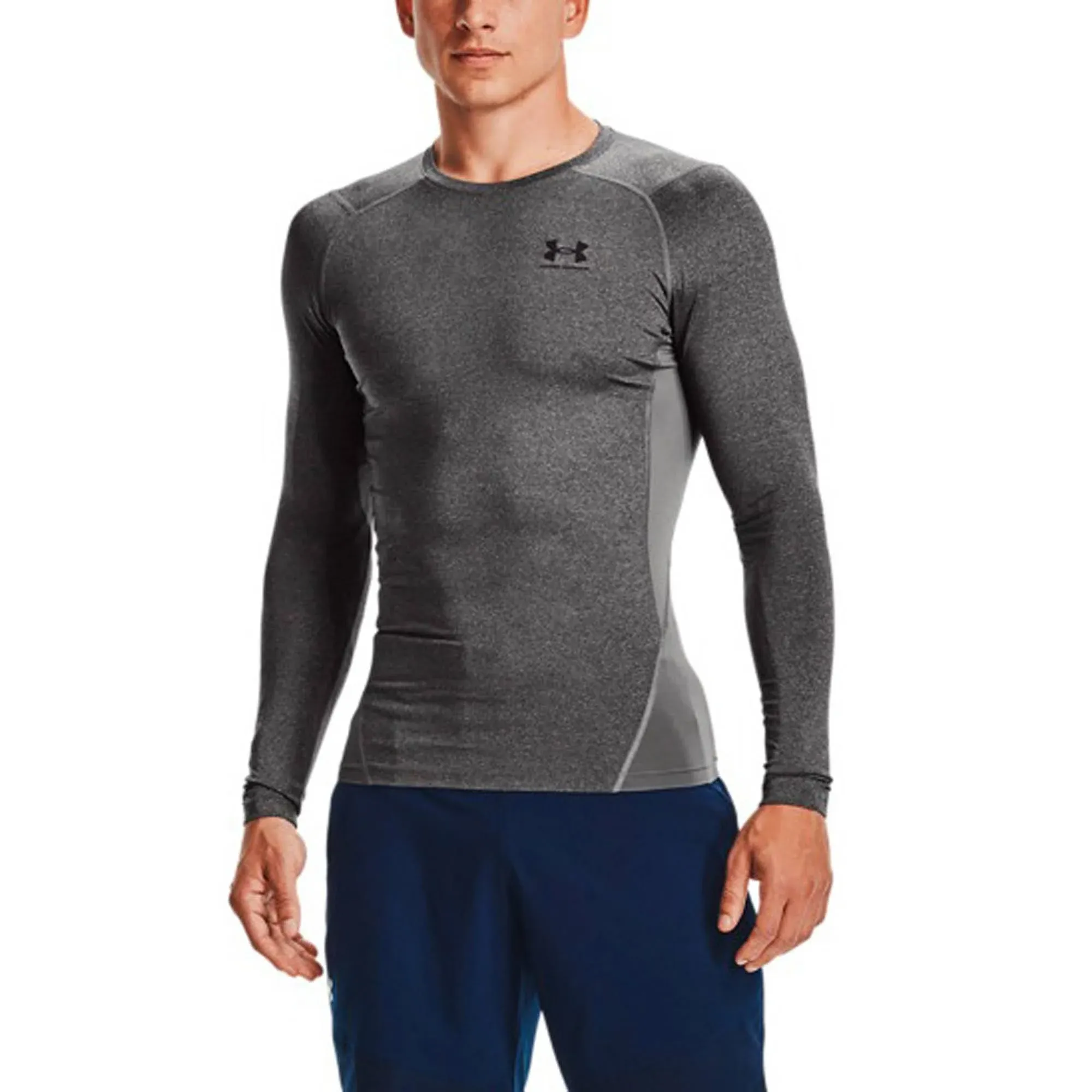 Under Armour Men&#039;s HeatGear Armour Compression Long Sleeve Shirt 1361524-090