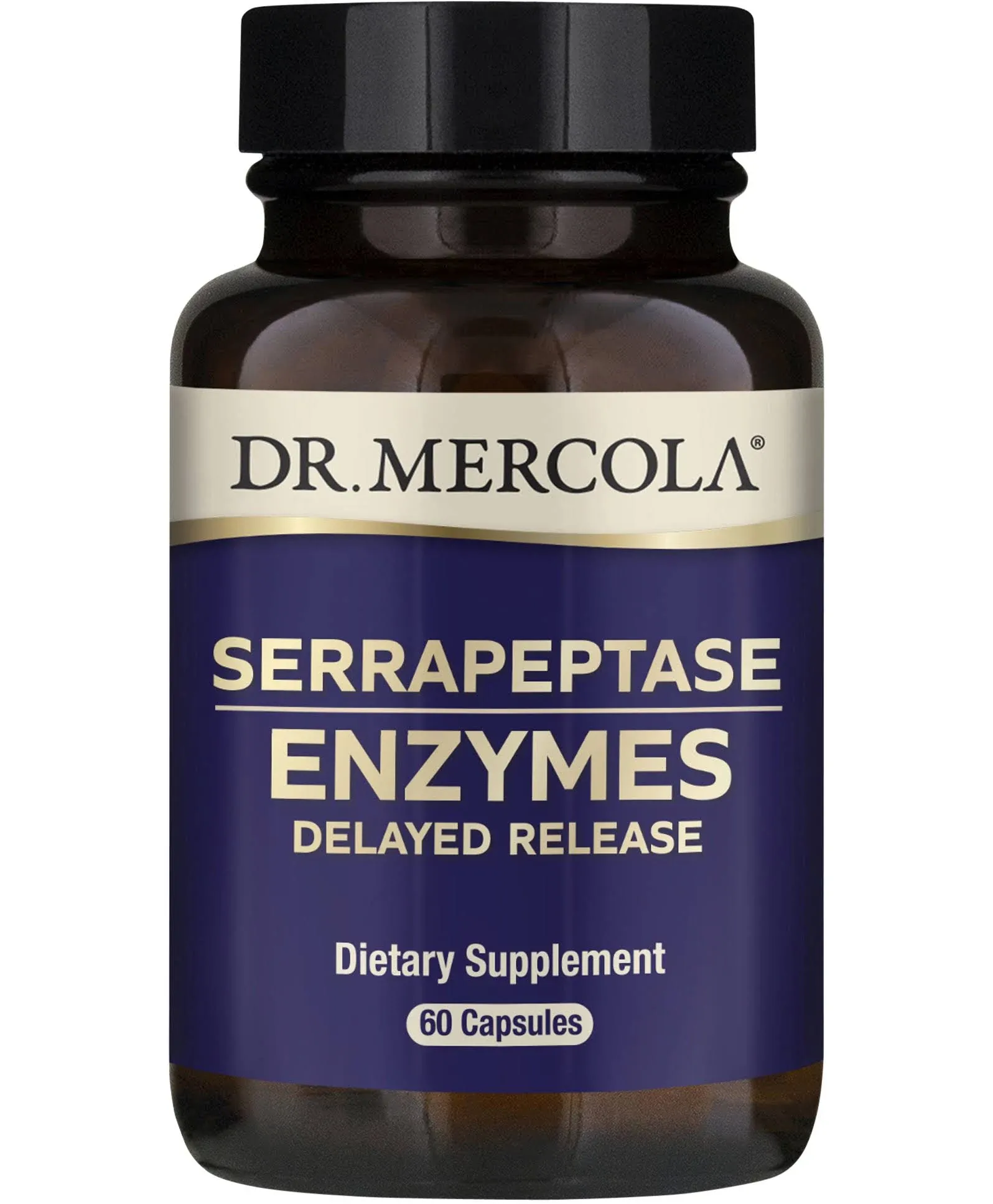 Dr. Mercola - Serrapeptase - Enzymes - 60 Capsules