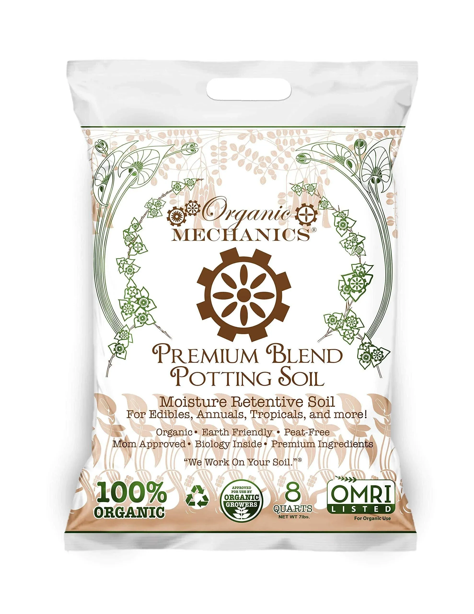 Organic Mechanics Premium Blend Potting Soil