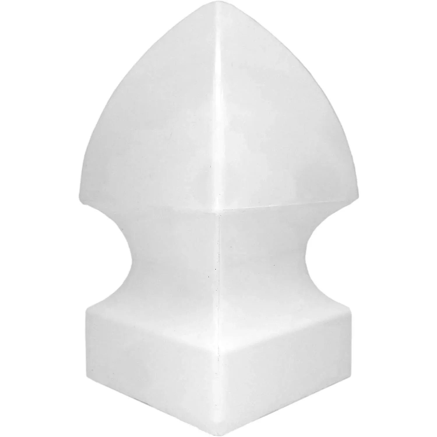 Vinyl Fence Post Caps for Vinyl Fence Post - White PVC/Vinyl Fence Pos