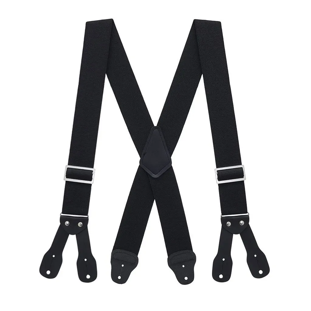 Big & Tall - Logger Suspenders - BUTTON