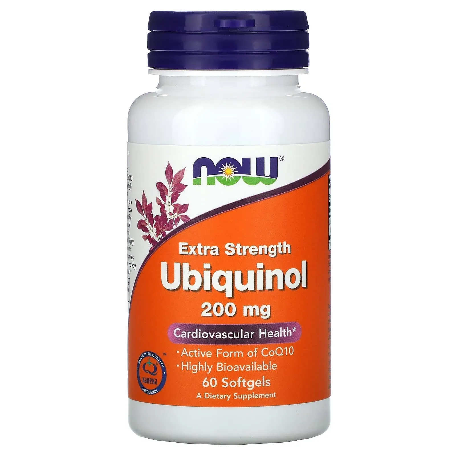 Now Foods Ubiquinol 200 mg, 60 Softgels