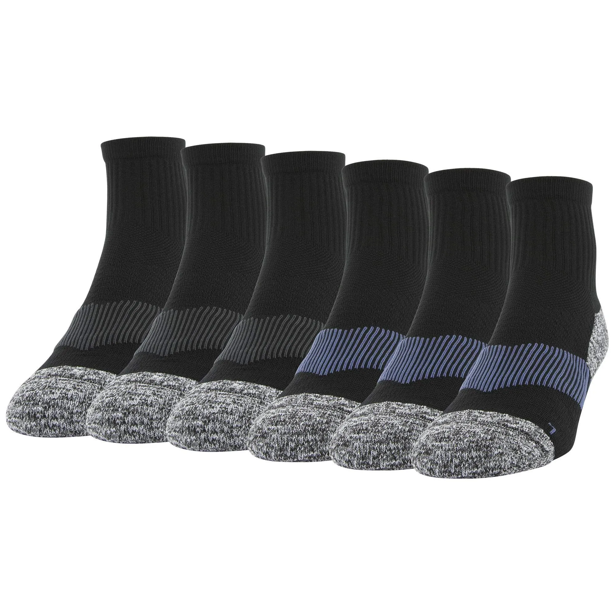 Gildan Men's Active Strategic Cushion Ankle Socks, 6 Pairs, Size: Shoe 6-12