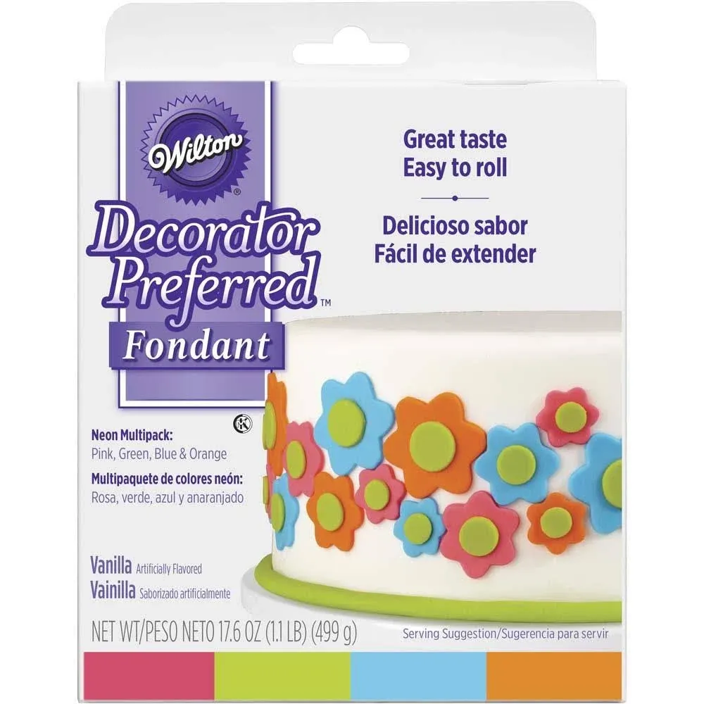 Wilton Decorator Preferred Neon Fondant 4