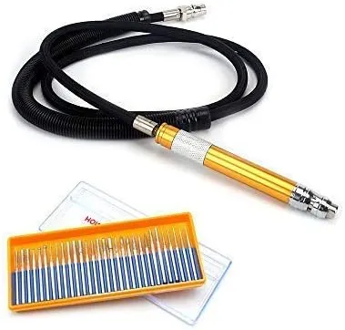 Si Fang 1/8'' Micro Pneumatic Air Pencil Die Grinder Kit,Pencil Style 52000-70 ...