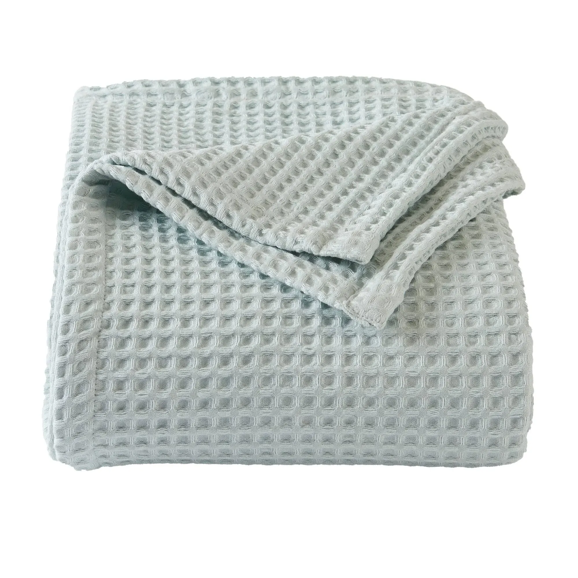 100% Cotton Waffle Weave Bed Blanket | Soft Breathable And Lightweight Blanket F