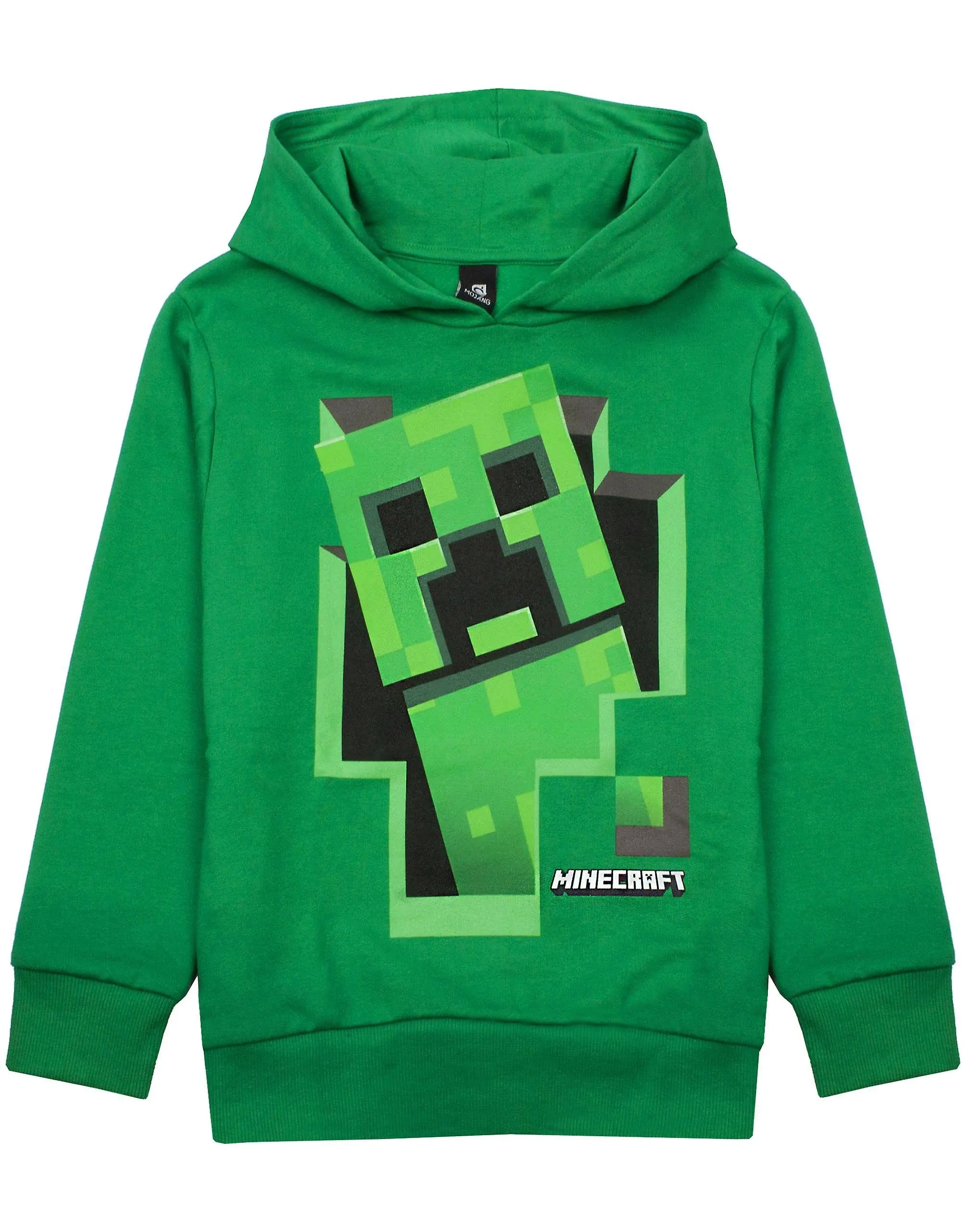 Minecraft Creeper Inside Boys Green Hoodie Gamer Kids Hooded Sweater