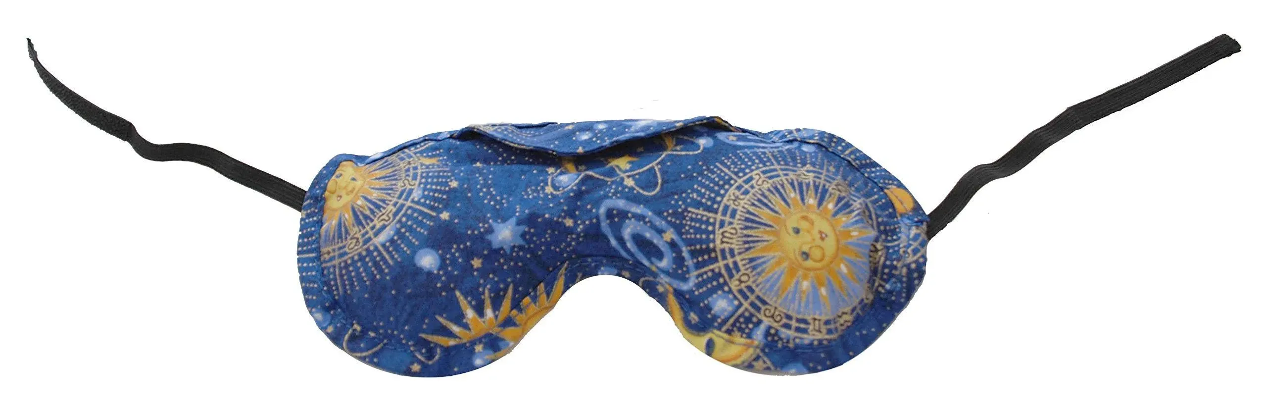 "Nature's Approach Aromatherapy Lavender Eye Pillow with Satin Backing Herbal Pack, Celestial Indigo"