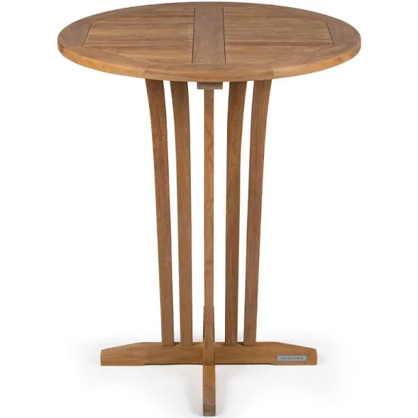 Ash & Ember Acadia Grade A Teak 35" Round Bar Table