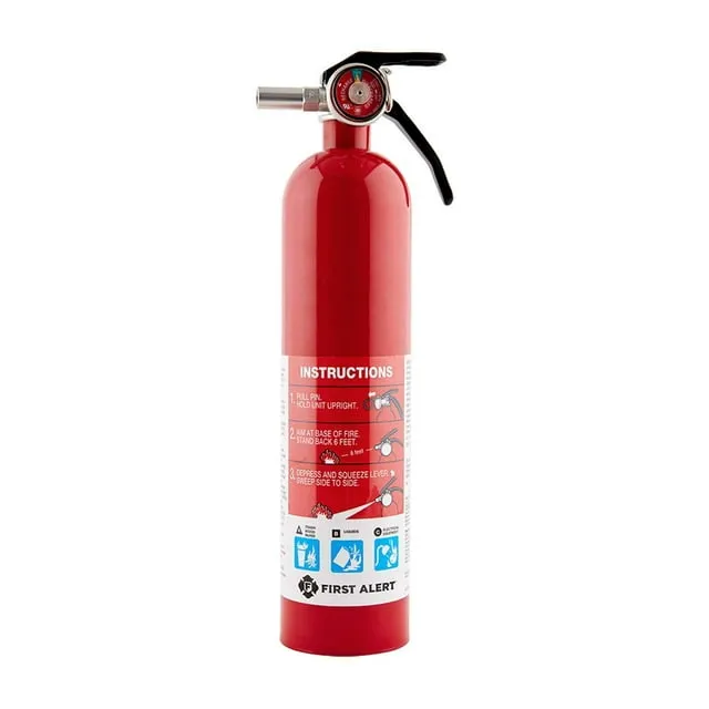 First Alert Rechargeable 1-a:10-b:c Residential Fire Extinguisher