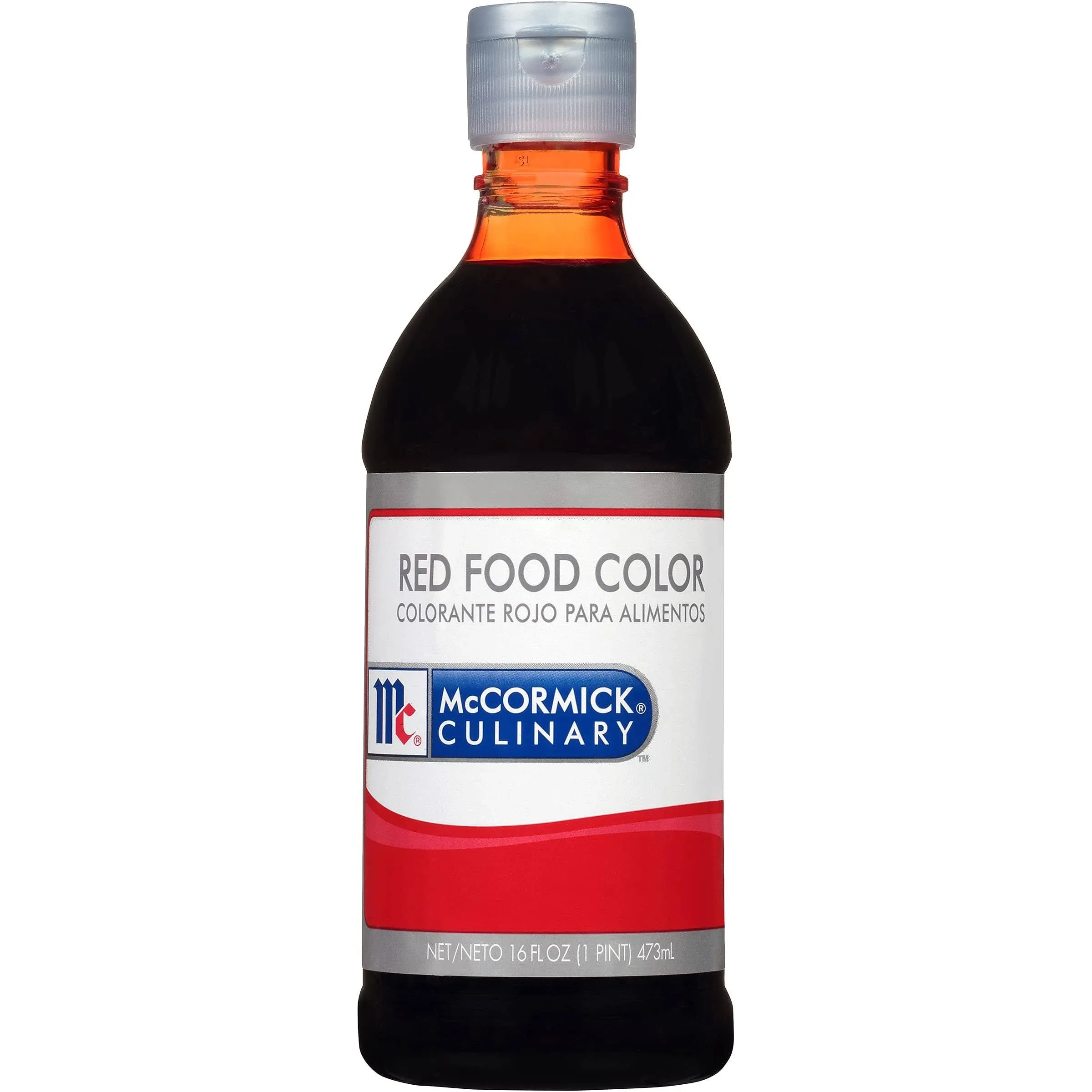 McCormick Culinary Red Food Coloring, 32 fl oz - One Bottle of Red Food Dye With Rich Red Color, Perfect for Red Velvet Cakes, Frosting, Icing, Cookies and More