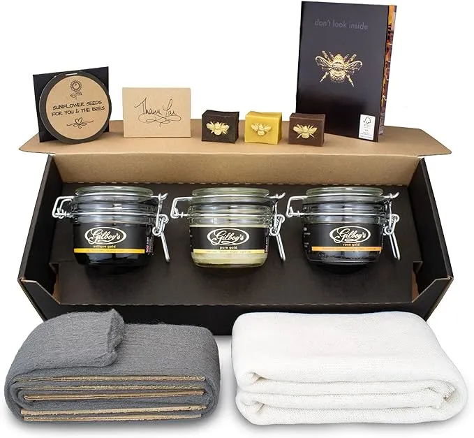 Gilboys Premium Beeswax Furniture Polishing Kit - A Complete Kit for All Your ...