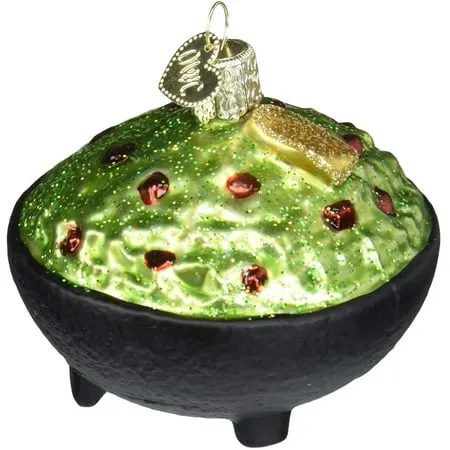 Old World Christmas Glass Blown Ornament, Guacamole (#32320)