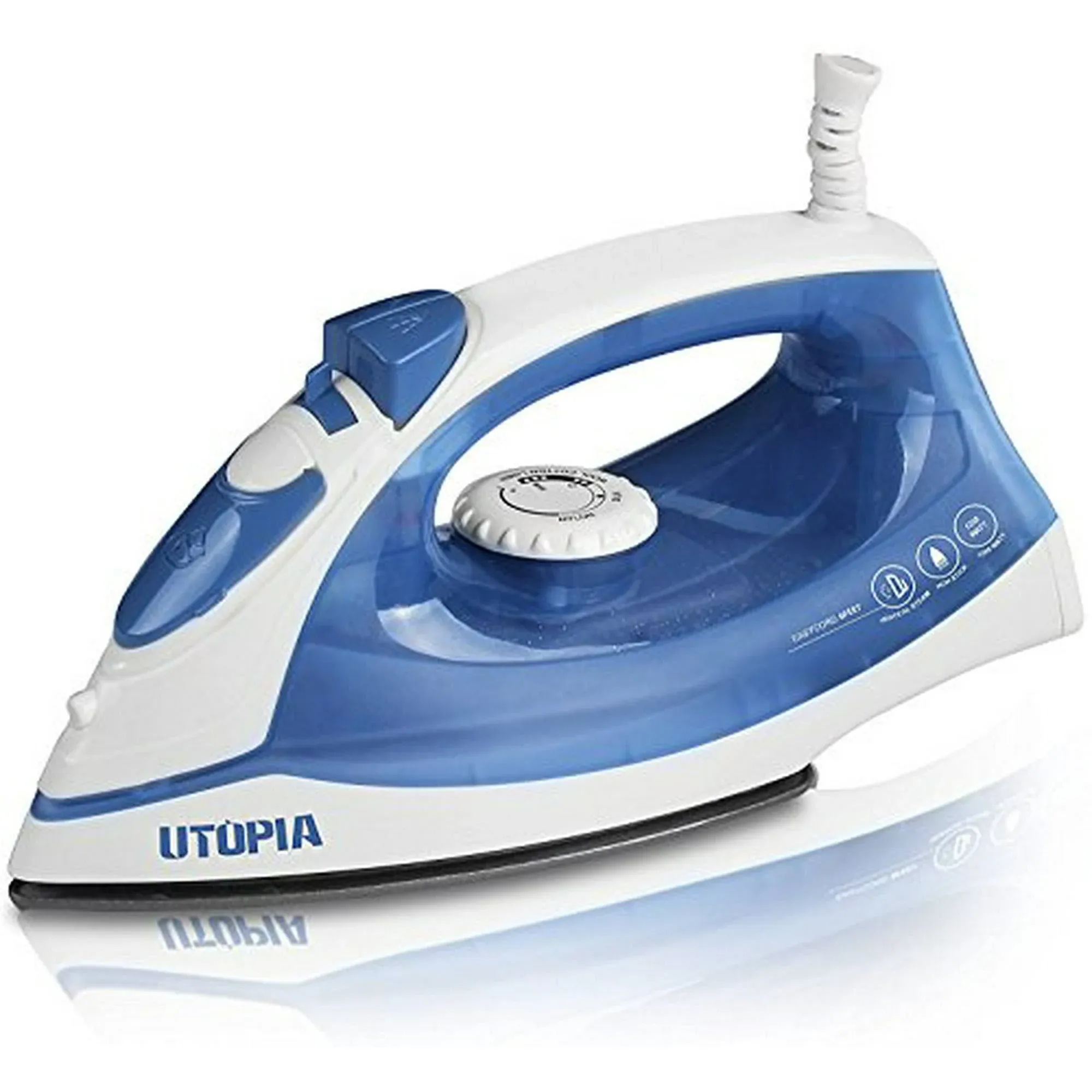 Utopia Home Steam Iron with Nonstick Soleplate - Small Size Light Weight - Best