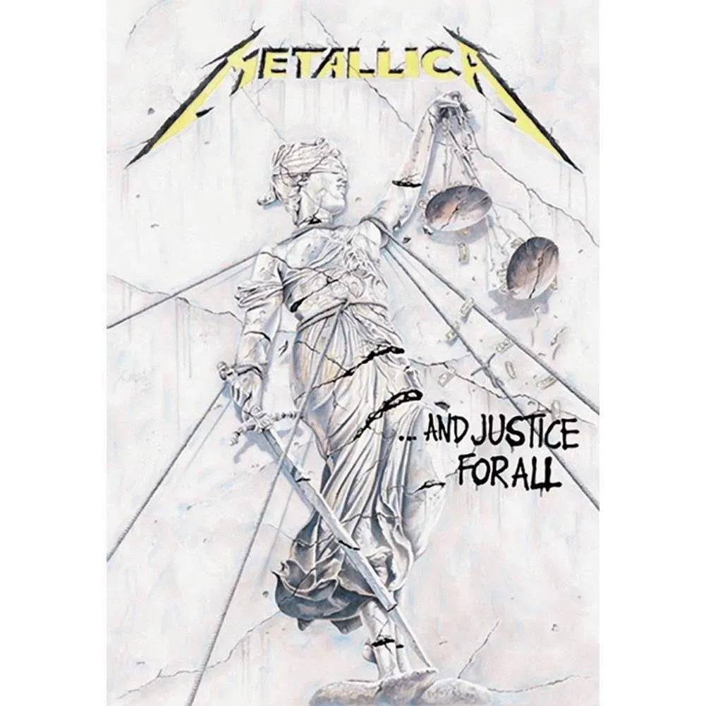 Metallica Justice for All Fabric Poster