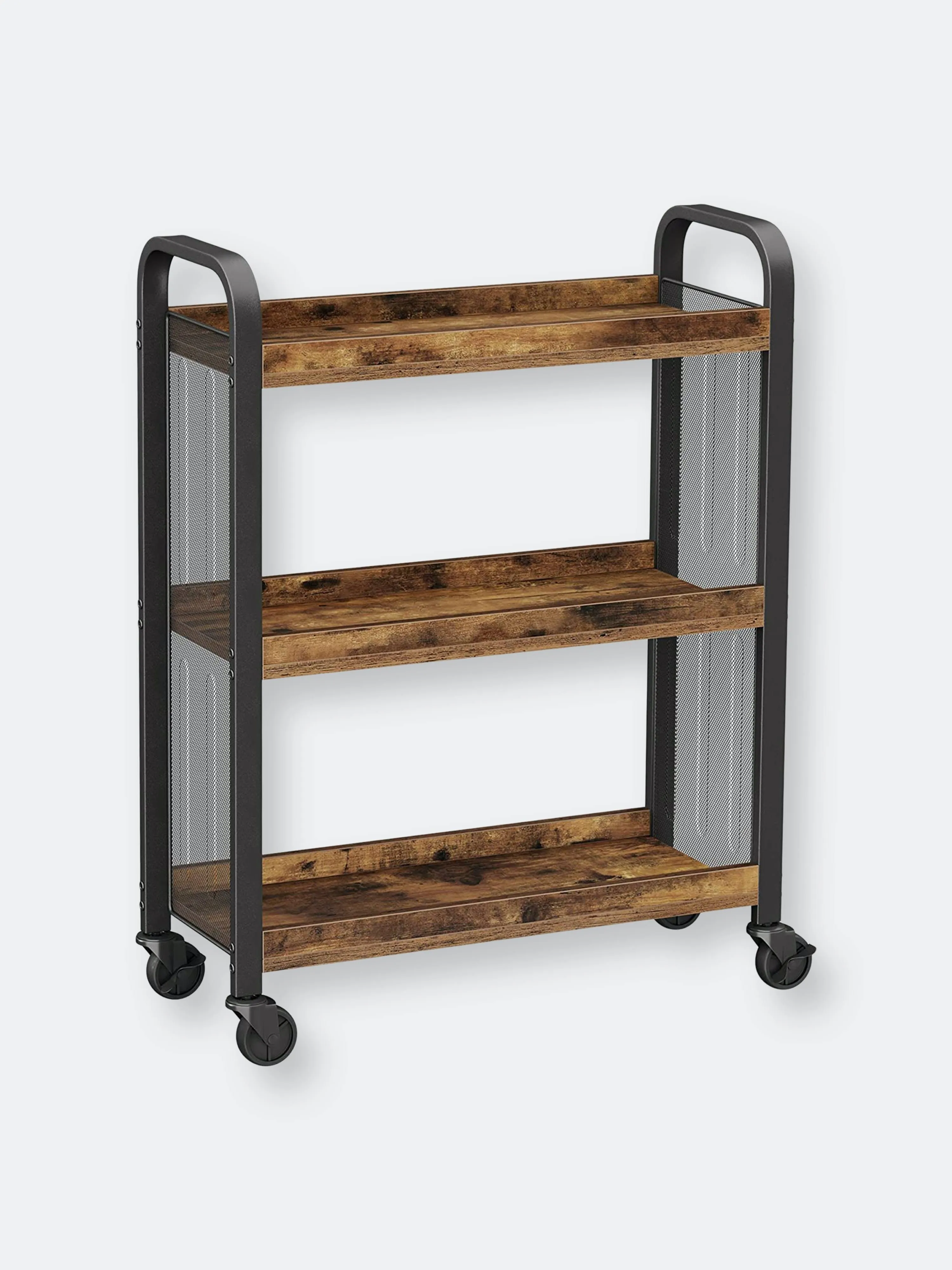 VASAGLE Rolling Storage Cart | Serving Cart | Slim Kitchen Cart