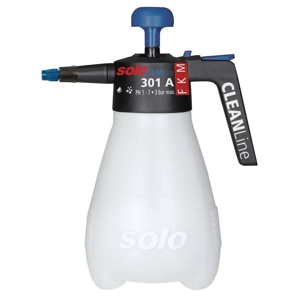 SOLO 301-B 1.25-Liter CLEANLine One-Hand Sprayer, EPDM Seals (PH 7-14) and O-Rings