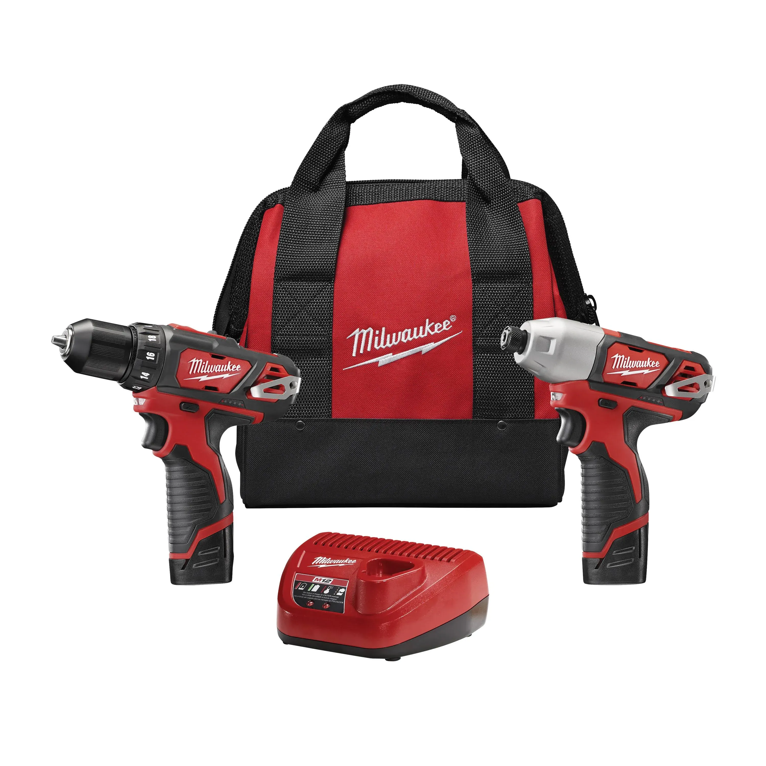 Milwaukee 2494-22 M12™ Cordless LITHIUM-ION 2-Tool Combo Kit