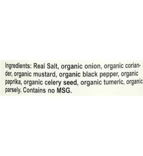 Real Salt Organic Season Salt - 8.25 oz jar