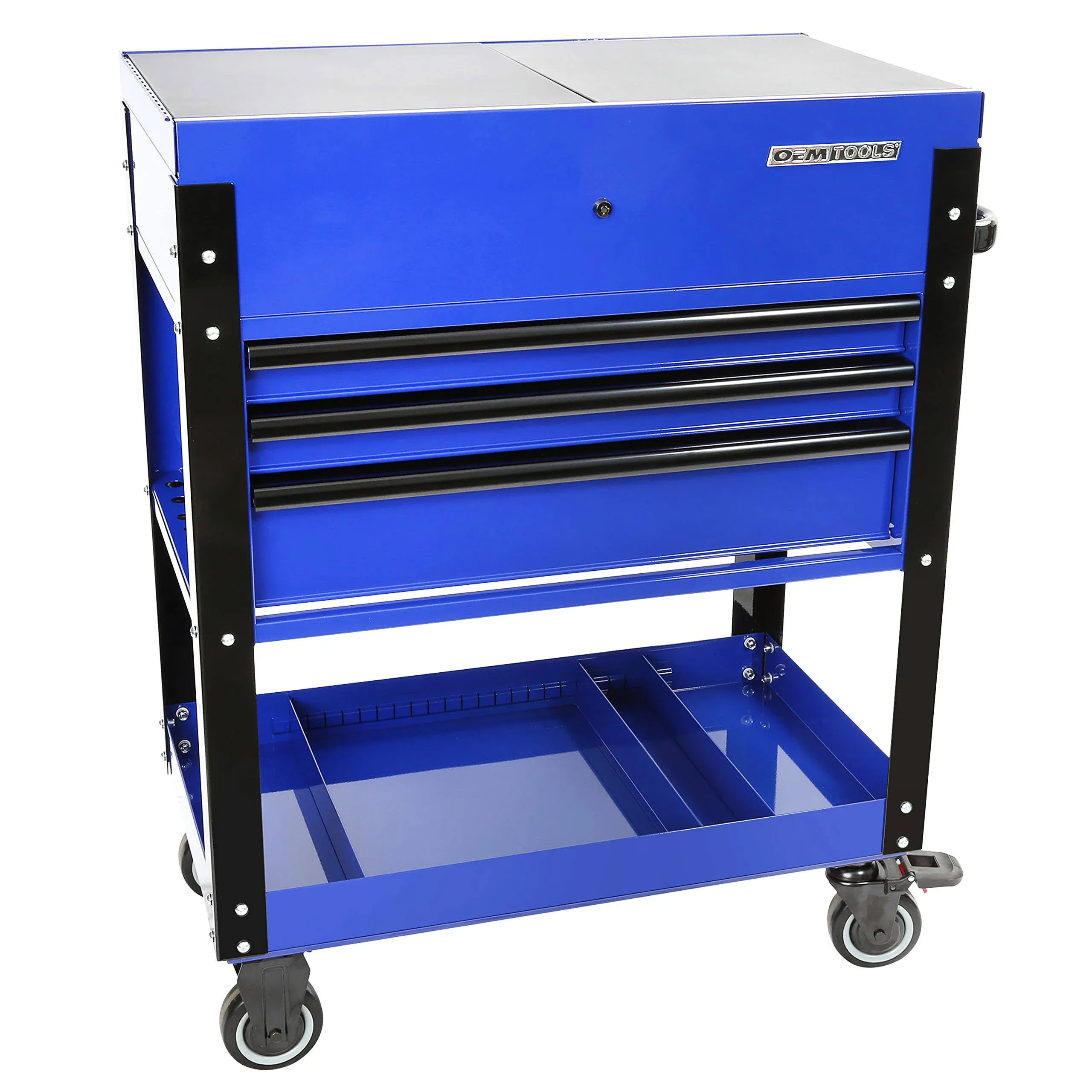 OEMTOOLS 3-Drawer Slide Top Tool Cart 24731