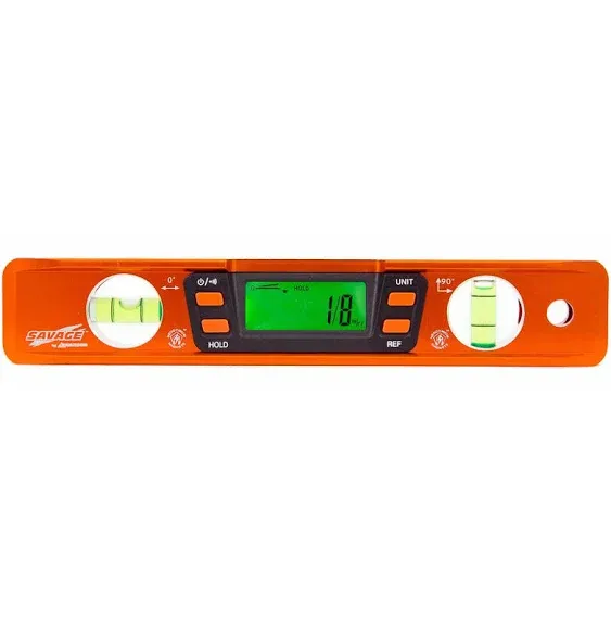 Savage SVT200 9" Digital Magnetic Torpedo Level Swanson Tool