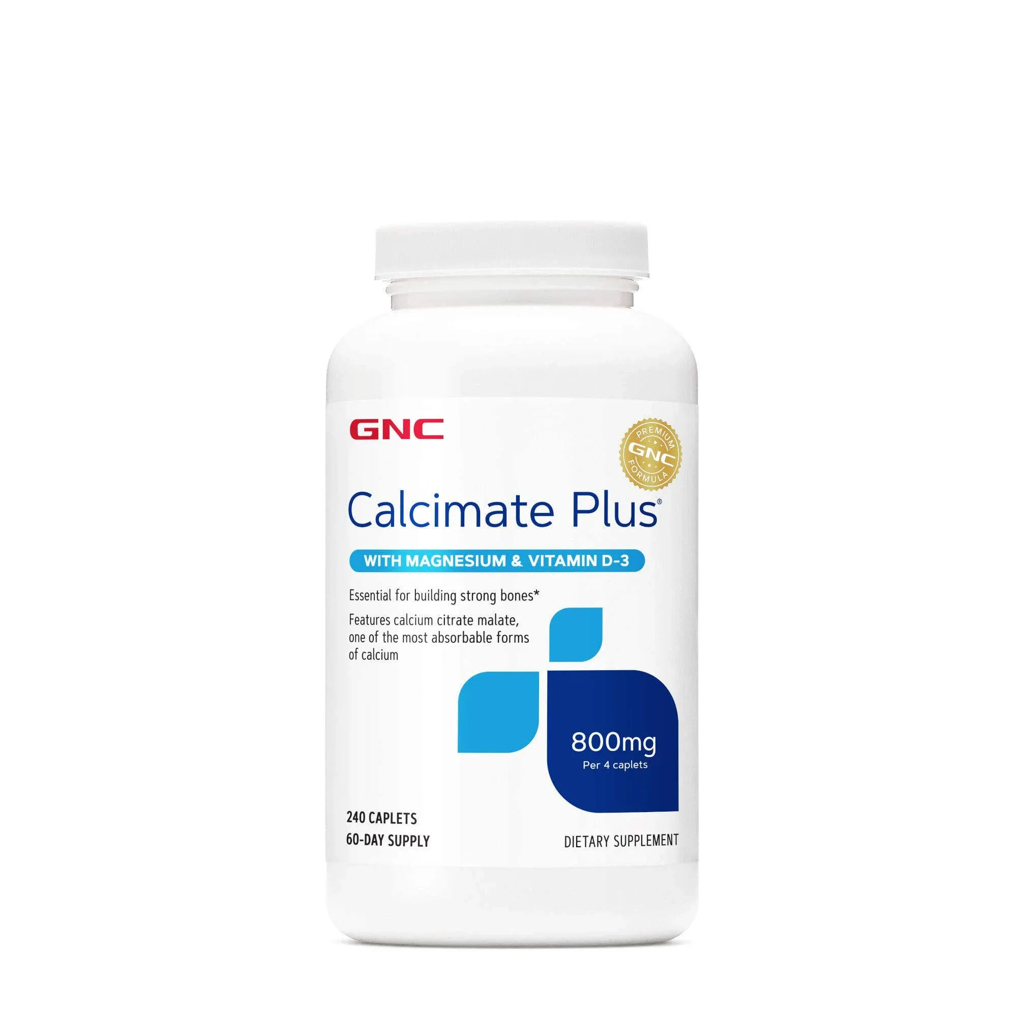 GNC Calcimate Plus 800mg 500 Caplets