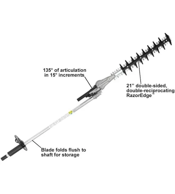 Echo 99944200596 Pas Articulating Hedge Trimmer Attachment
