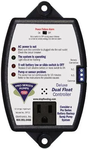 Glentronics DFC2 Deluxe Controller with Dual Float Switch