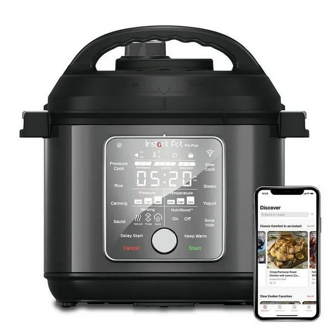 Instant Pot 6-Quart Pro Plus Smart Pressure Cooker