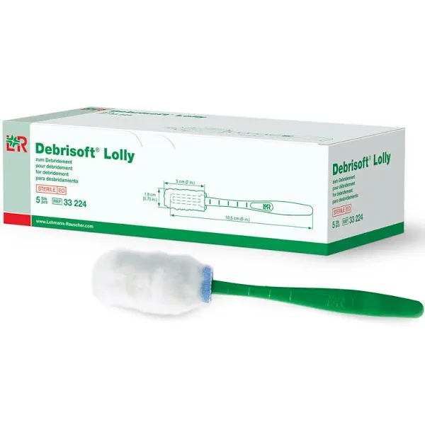 Debrisoft Lolly Debridement Sponge