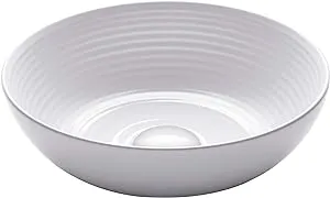 Kraus KCV-204G Viva 13&#034; Circular Vitreous China Vessel Bathrrom - White