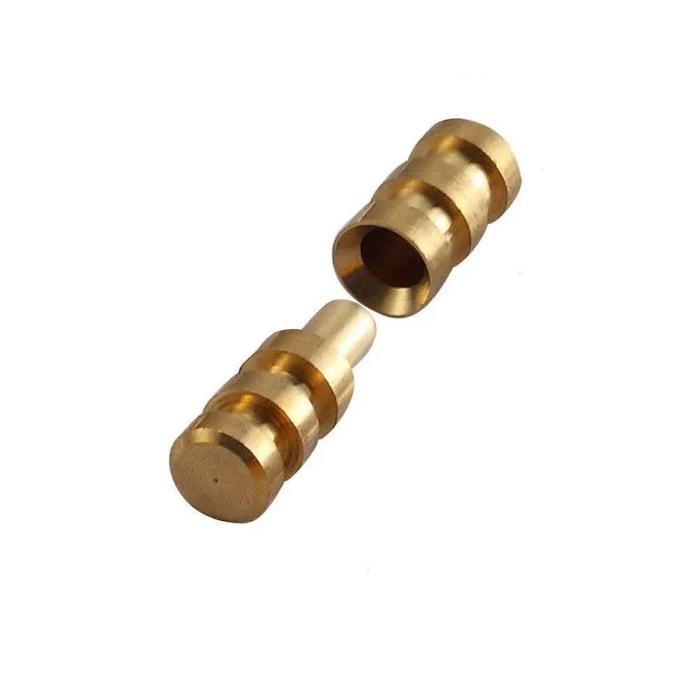 Brass Table Leaf Dowel Pin 15pcs Table Bolt Sleeve Connectors Table Top Leaf ...