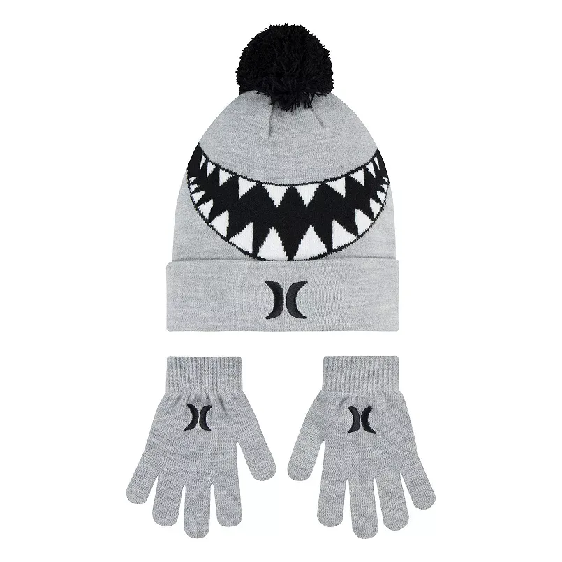 Hurley Kids' One and Only Beanie and Glove Set