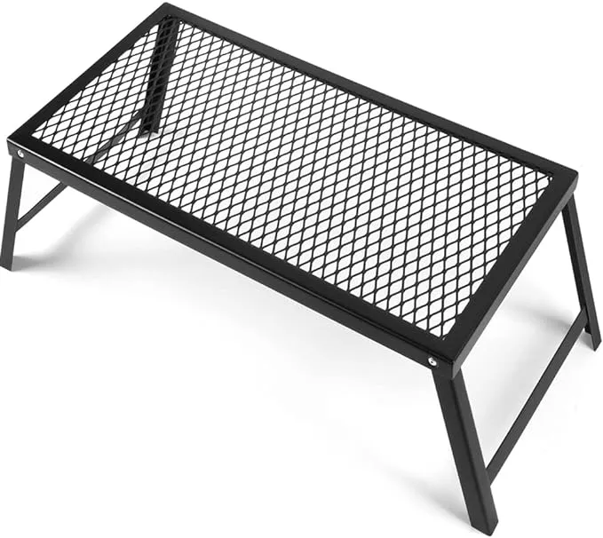 Campfire Grill Grate Over Fire Pit Folding Campfire Grill Grate Heavy Duty Ca...