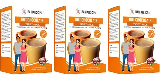 BariatricPal Hot Chocolate Protein Drink - Variety Pack