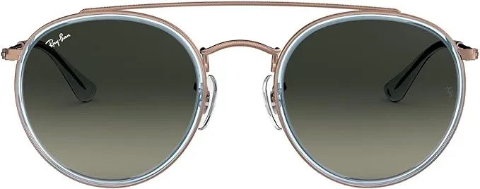 Ray-Ban RB3647N Double Bridge Round Sunglasses