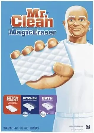 Mr. Clean Original Magic Eraser Cleaning Pads with Durafoam, 3 Count