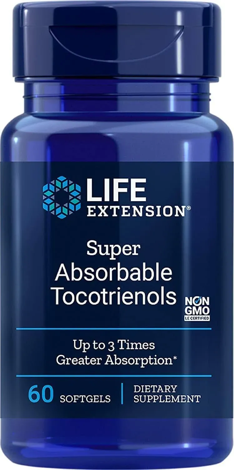 Life Extension Super Resorbierbarer Tocotrienole 60 Softgel Vitamin E