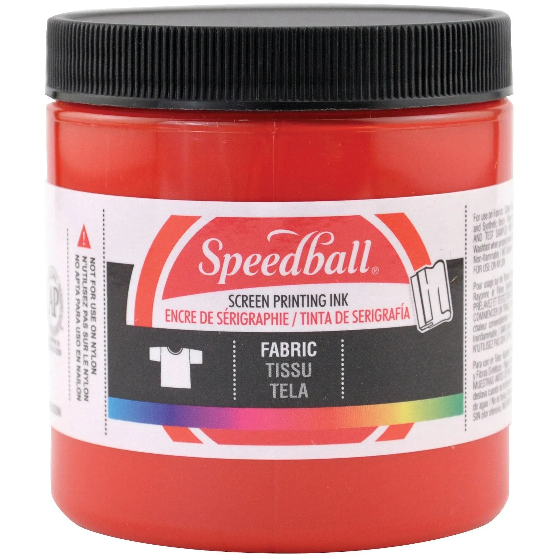 Speedball 8 oz Fabric Screen Printing Ink - Red