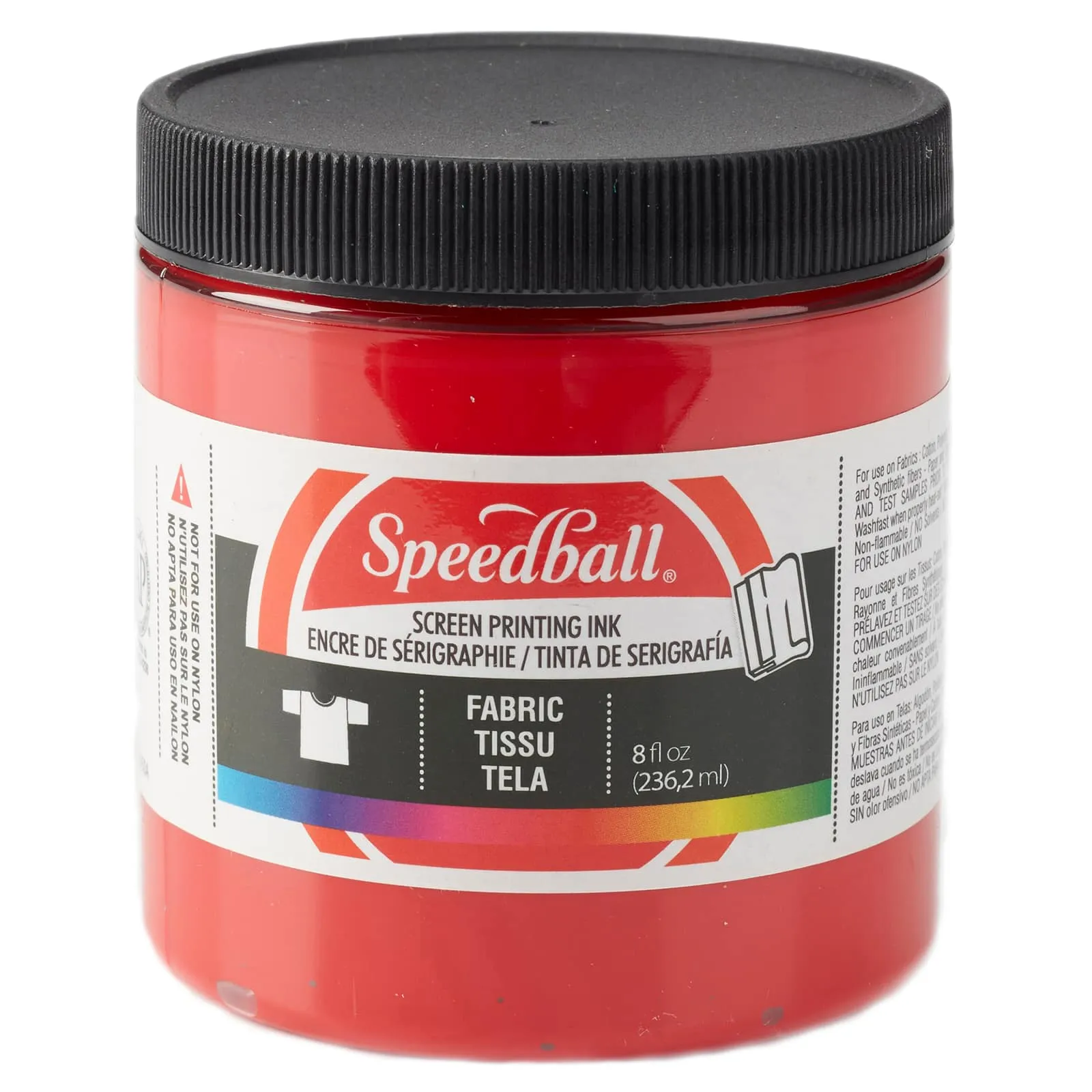 Speedball 8 oz. Fabric Screen Printing Ink Burgundy