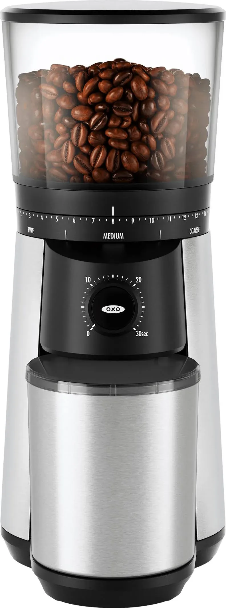 OXO On Barista Brain Conical Burr Grinder with Integrated Scale