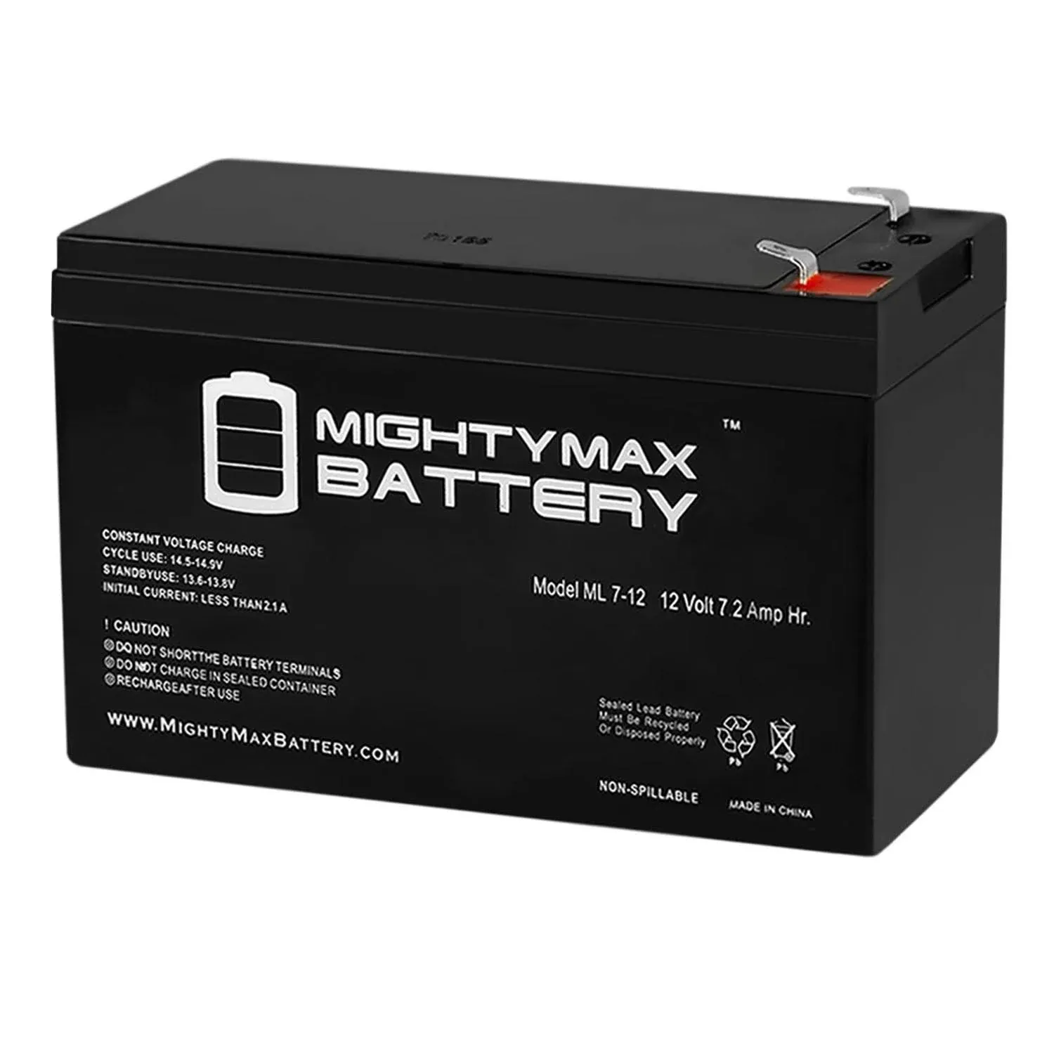 12V 7.2AH SLA Battery Replaces Lowrance Elite-3x Fishfinder