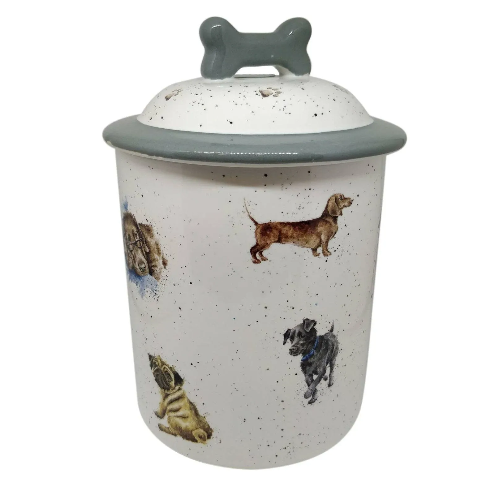 Wrendale Designs Treat Jar &amp; Lid by Royal Worcester