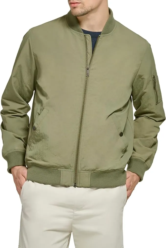 Dockers Recycled Sail Nylon Bomber Jacket - Men's - Green M