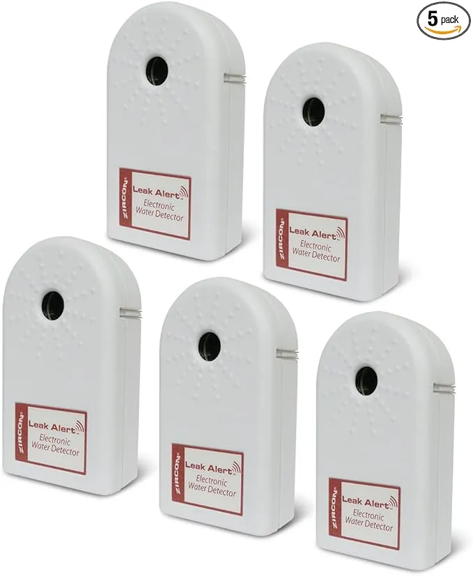 Zircon Leak Alert-5pk Electronic Water Detectors Home Pack (Pack of 5)