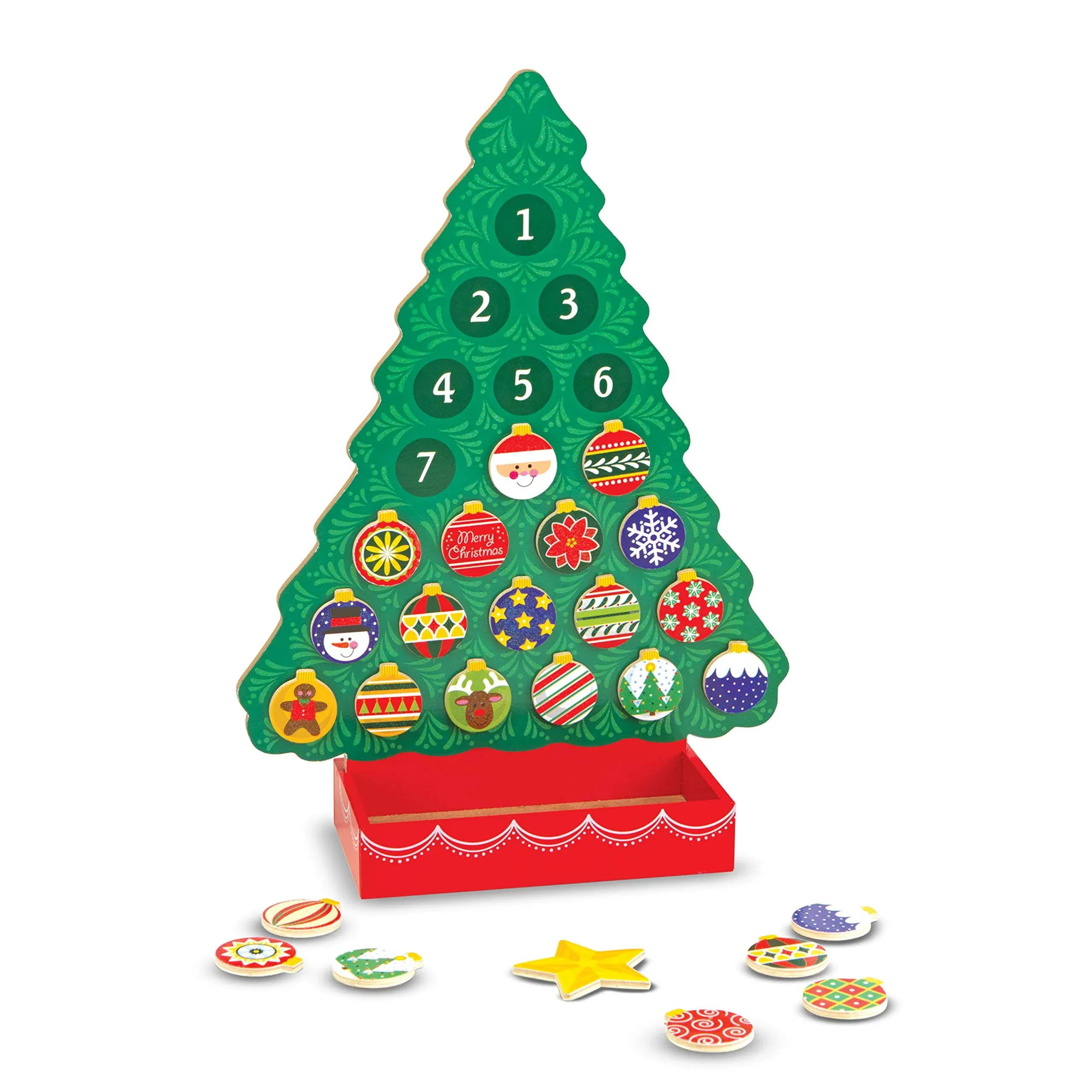 Wooden Advent Calendar Christmas Tree | Melissa & Doug