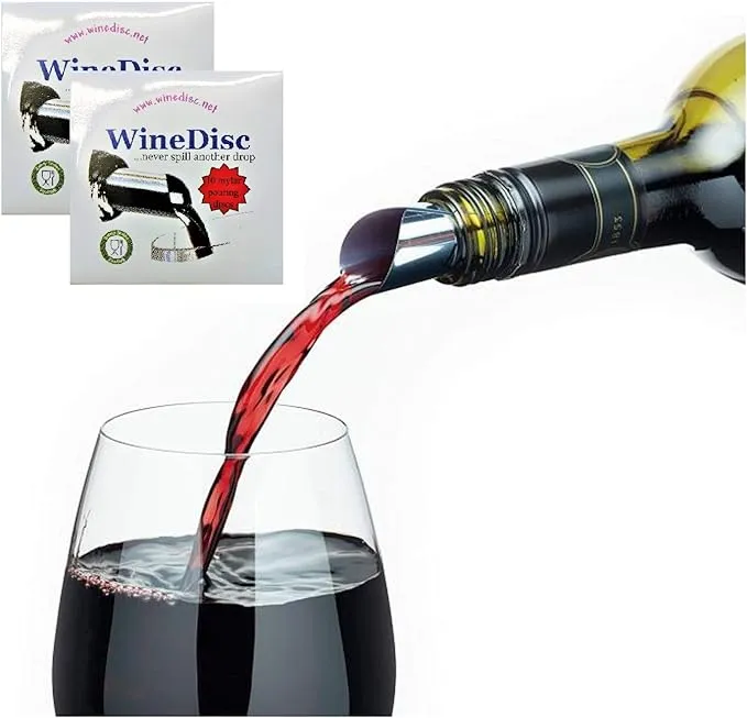 The Original Wine Disc - Drop Stopping Pour Spout (20)