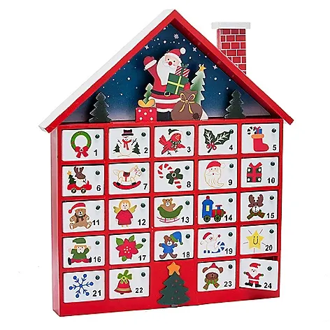 Kurt Adler
16.2" 
Wooden
Advent Calendar